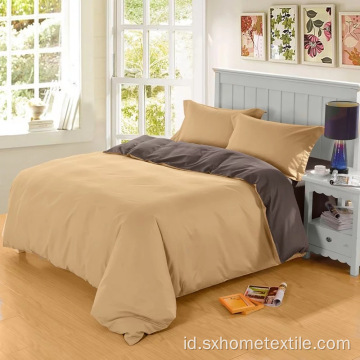 set tempat tidur microfiber padat